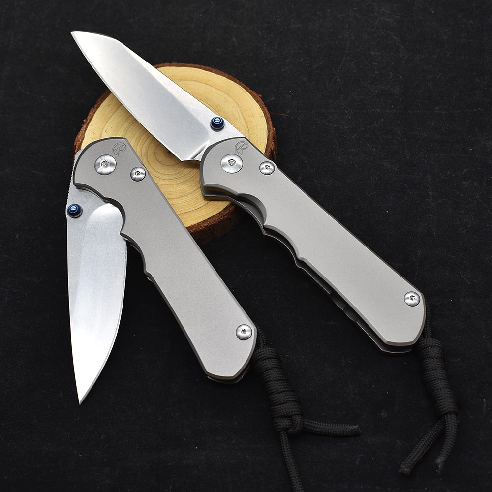 Blade Ball Bearing Titanium Alloy Survival Knife High Hardness Sharp EDC For Outdoor Camping 3