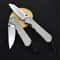 Blade Ball Bearing Titanium Alloy Survival Knife High Hardness Sharp EDC For Outdoor Camping 3