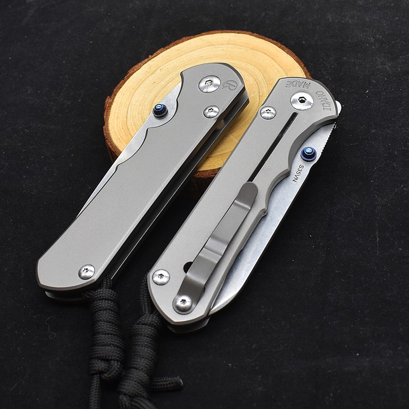 Blade Ball Bearing Titanium Alloy Survival Knife High Hardness Sharp EDC For Outdoor Camping 7