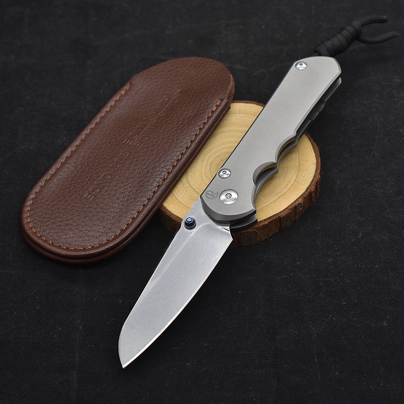 Blade Ball Bearing Titanium Alloy Survival Knife High Hardness Sharp EDC For Outdoor Camping 8