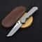 Blade Ball Bearing Titanium Alloy Survival Knife High Hardness Sharp EDC For Outdoor Camping 1