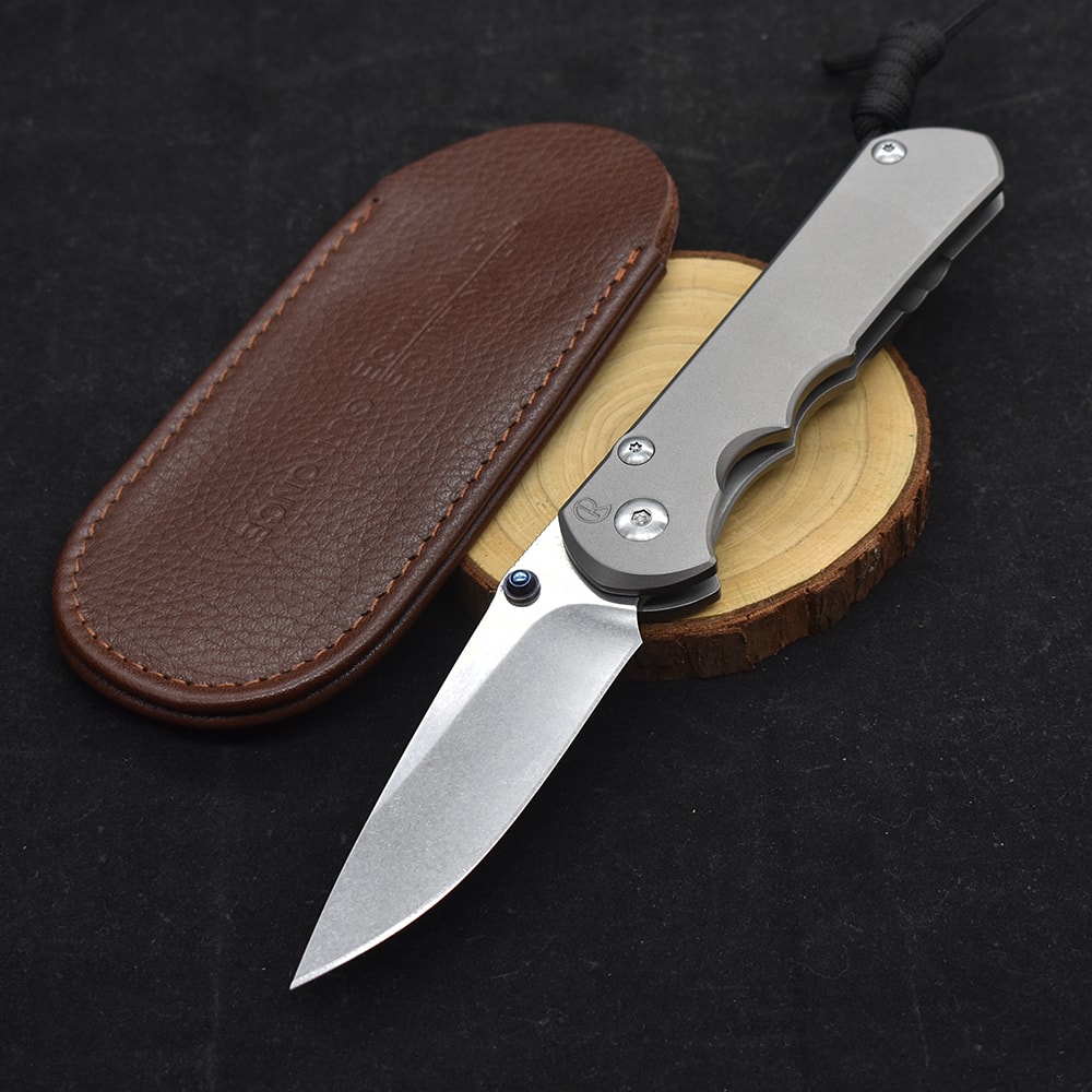 Blade Ball Bearing Titanium Alloy Survival Knife High Hardness Sharp EDC For Outdoor Camping 6