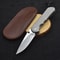 Blade Ball Bearing Titanium Alloy Survival Knife High Hardness Sharp EDC For Outdoor Camping 2