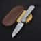 Blade Ball Bearing Titanium Alloy Survival Knife High Hardness Sharp EDC For Outdoor Camping 4