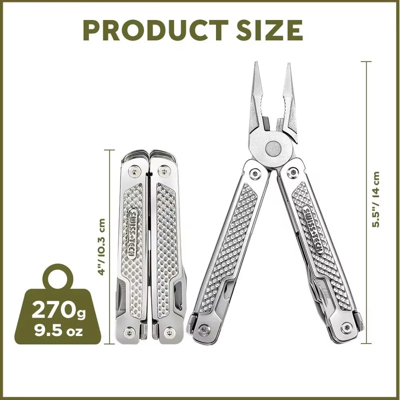 Multifunctional EDC Pocket Tool Folding Pliers Scissors Repair Tools 2