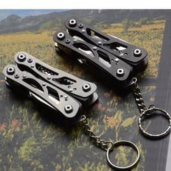 multifunctional knife pliers portable edc tool for everyday carry, compact pocket knife and pliers combo