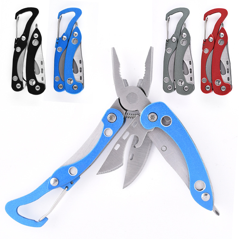 Stainless Steel Multitool Pliers With Mini Knife Nylon Bag Compact Durable Outdoor Camping Tool 2