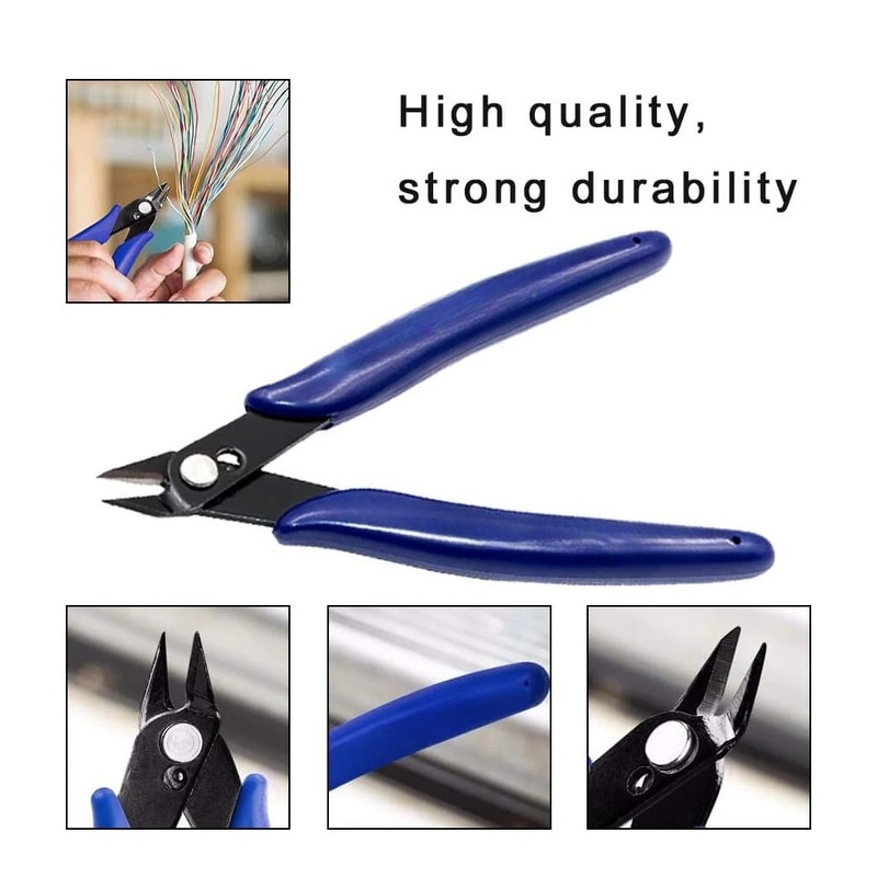 Professional Precision Side Cutting Pliers for DIY & Electronics Carbon Steel Wire Cutter