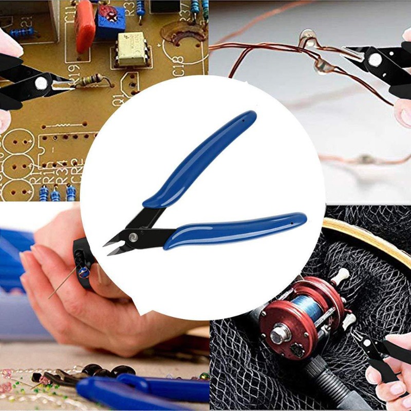 Professional Precision Side Cutting Pliers for DIY & Electronics Carbon Steel Wire Cutter