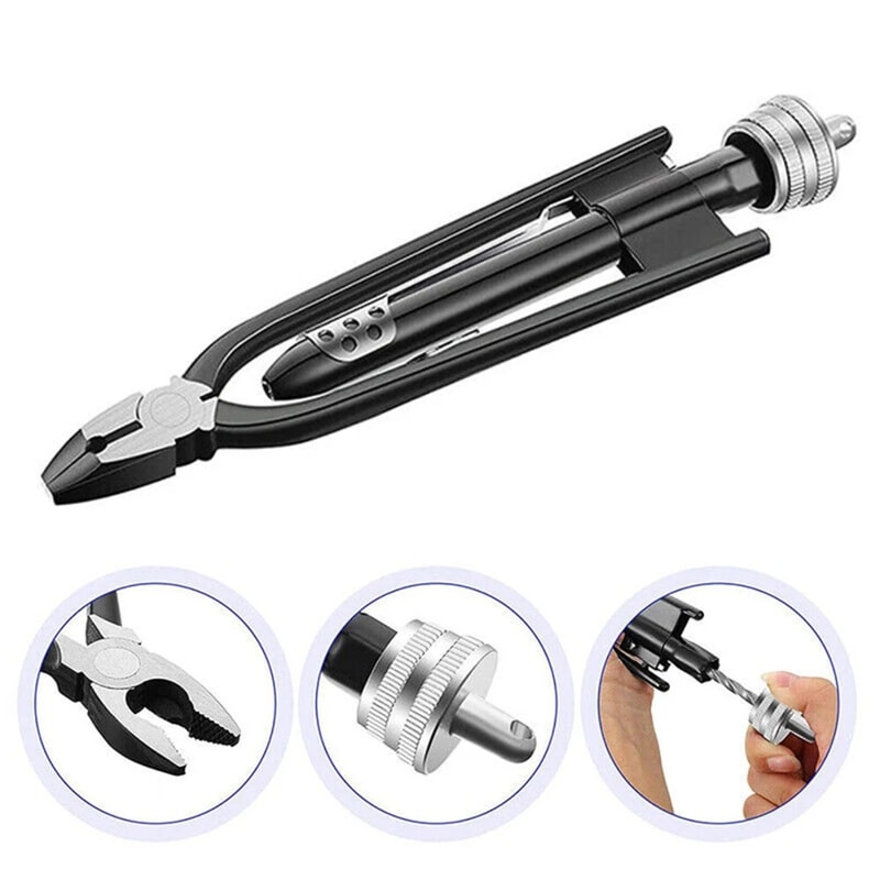 Safety Wire Twisting Pliers Heavy Duty Spring Return Quick Twist Tool For Aircraft Auto And Industr 5