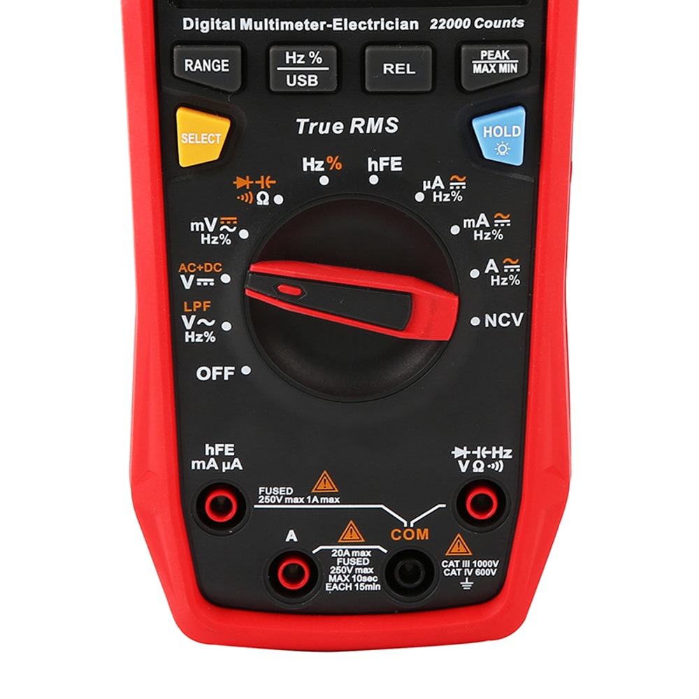 Professional Digital Multimeter Analog Digital Multi Tester For Resistance Capacitance And More 2