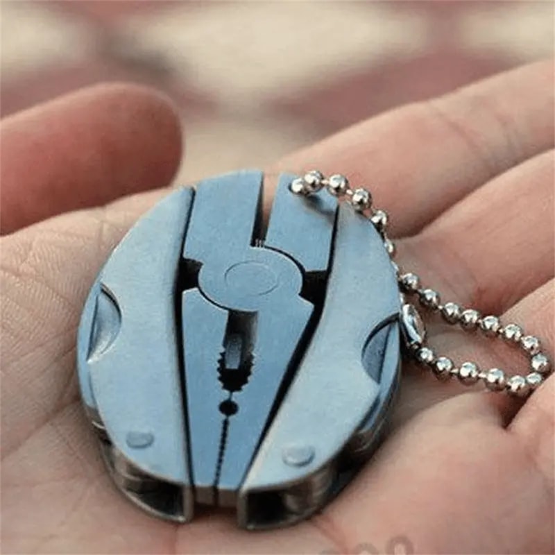 Portable Stainless Steel Multi Tool Pliers Knife All In One Keychain Screwdriver For Outdoor Advent 1
