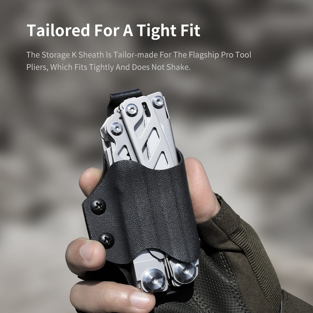 Tactical K Sheath Flagship Pro Durable Kydex EDC Carry Bag For Outdoor Multi Tool Storage 6