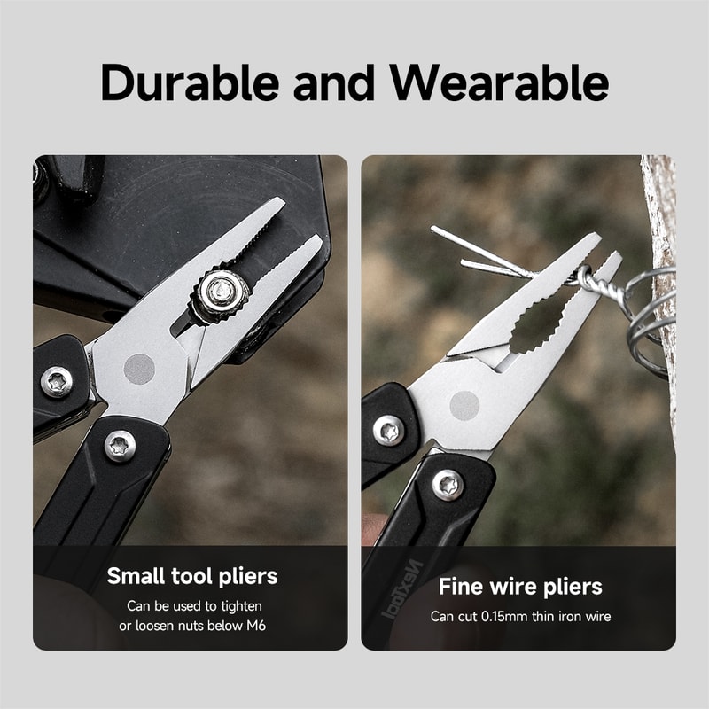 Mini Sailor Pliers Lite Multi Tool Portable EDC Scissors Screwdriver For Outdoor Gear 6