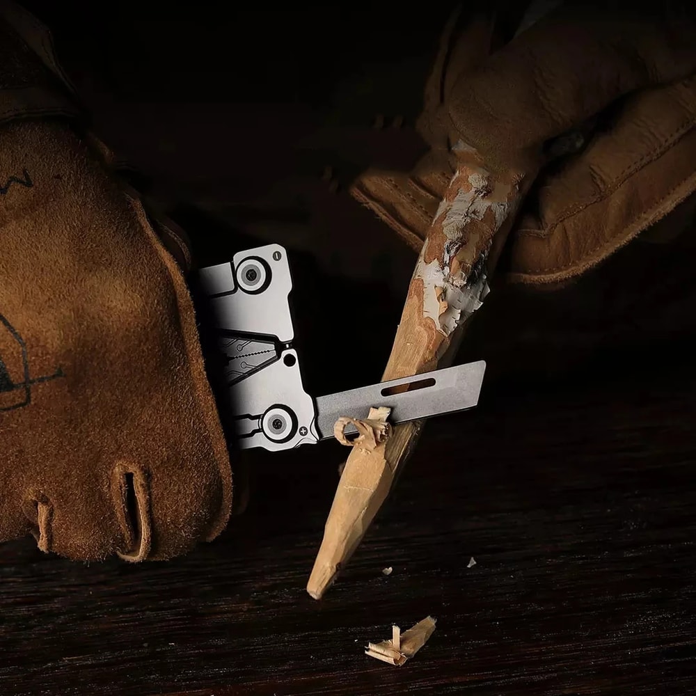 Multifunctional Tool Portable Wrench Screwdriver Knife Pliers Set For Outdoor Adventures 4