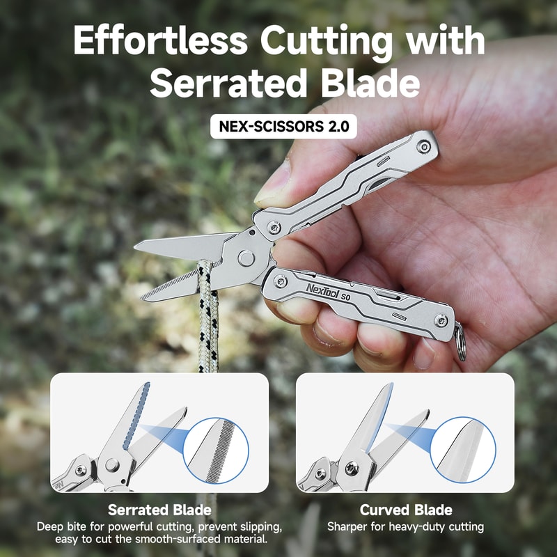 Mini Sailor Scissors Portable MultinTool For Everyday Carry Compact Folding Hand Tools With Screwdr 1