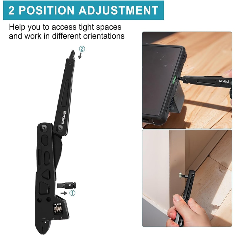 Multi Tool Adjustable Wrench With Pliers Pocket Knife Compact And Versatile For Daily Maintenance 1