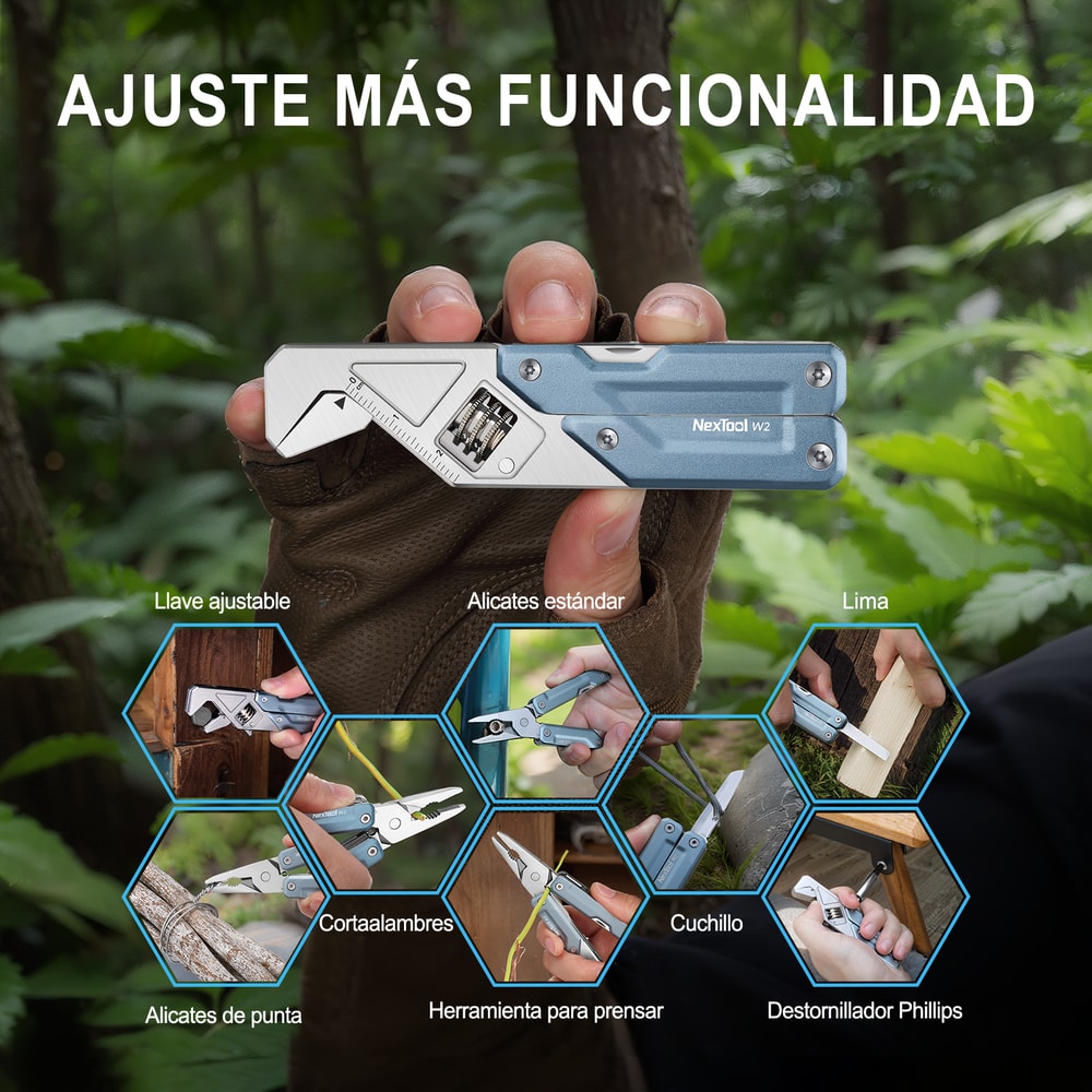 Lightweight MultiTool Wrench Compact EDC Folding Pliers Screwdriver Wrench For Outdoor Adventures 1