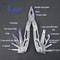 Portable Folding Multi Tool Pliers Compact Multifunctional Pocket Knife For Outdoor Repair 5