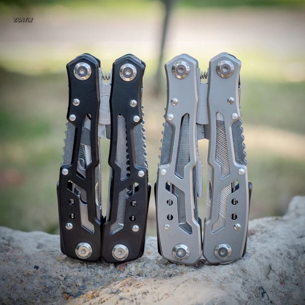 Portable Folding Multi Tool Pliers Compact Multifunctional Pocket Knife For Outdoor Repair 4
