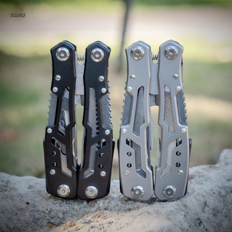 Portable Folding Multi Tool Pliers Compact Multifunctional Pocket Knife For Outdoor Repair 4