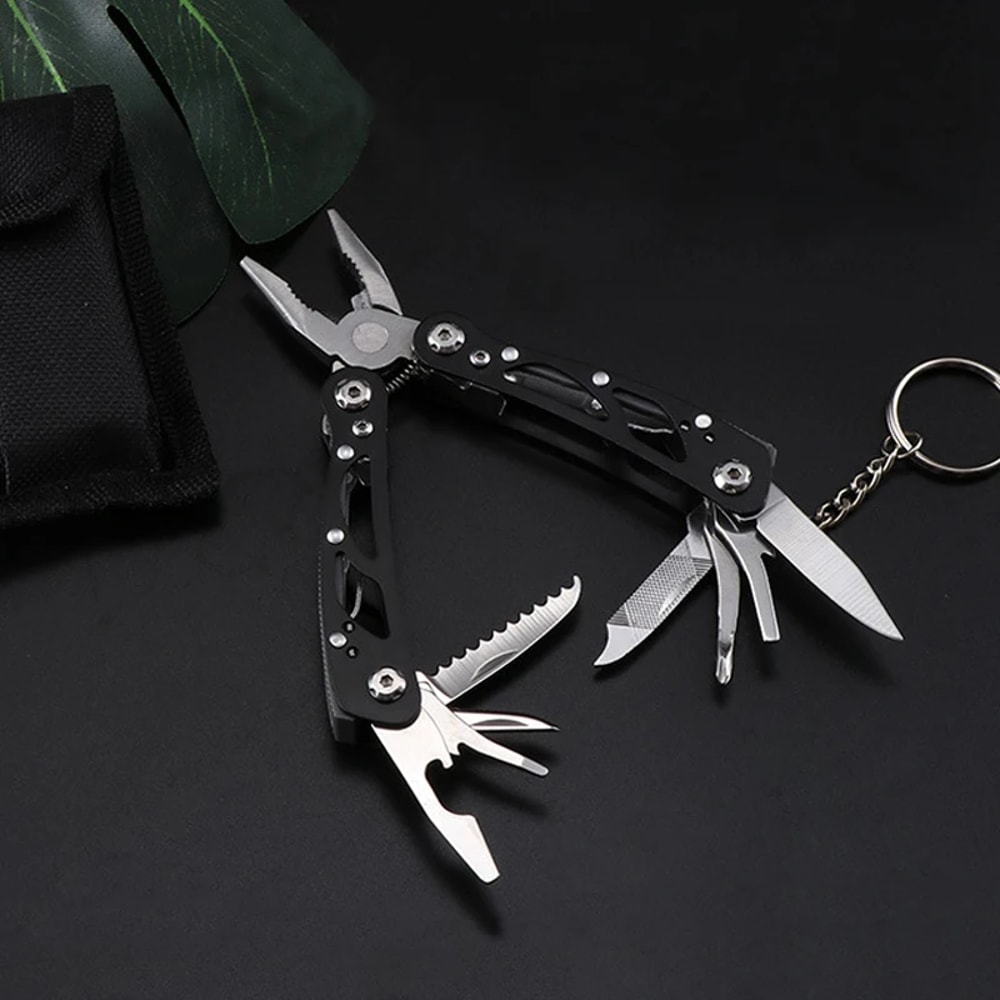 Portable Folding Multi Tool Pliers Compact Multifunctional Pocket Knife For Outdoor Repair 0