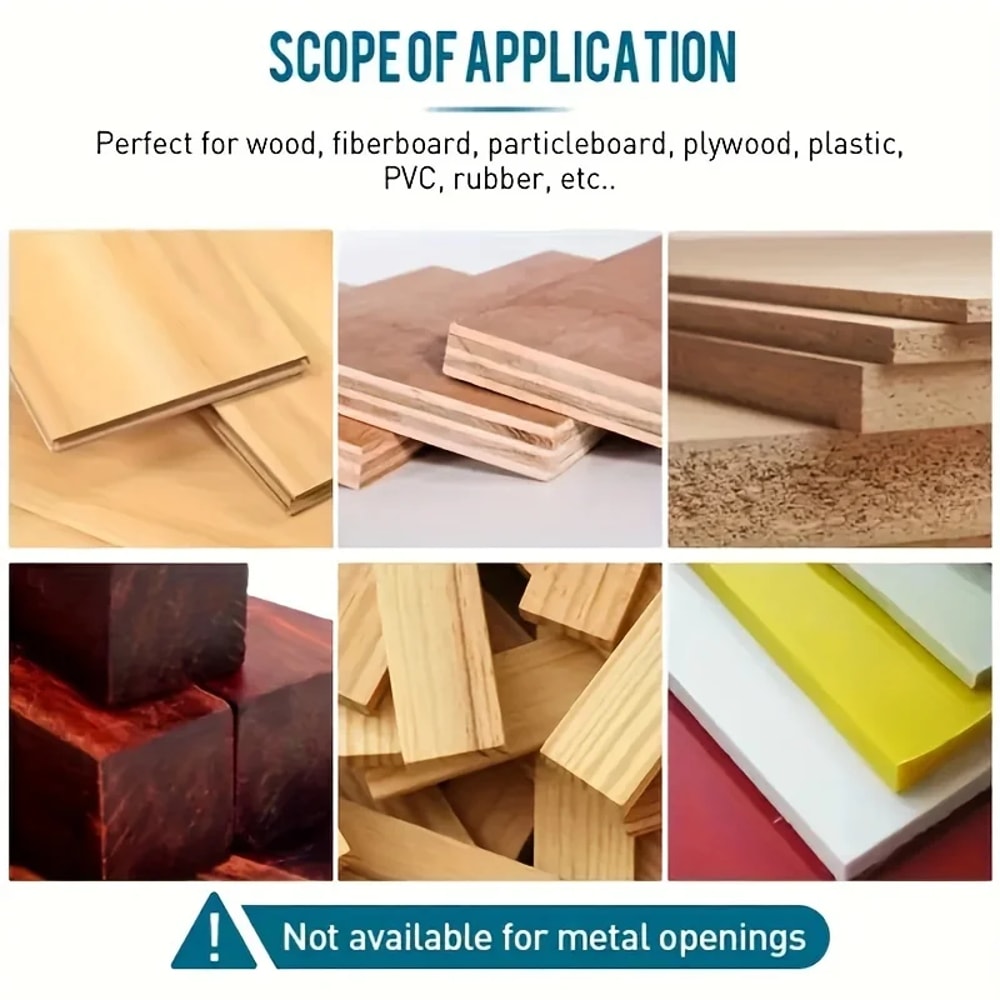 Woodworking Countersunk Drill With Hexagonal Handle Precision Chamfering Tool 2