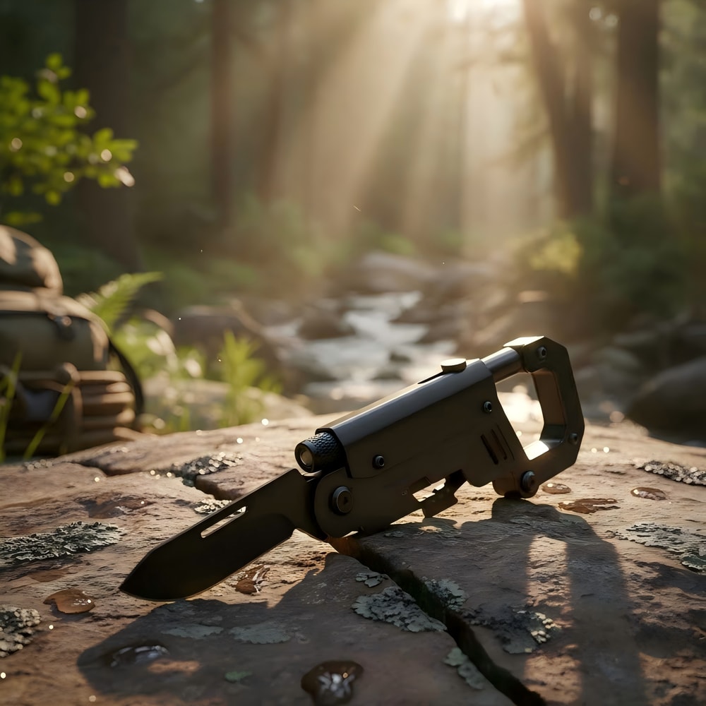 Multifunctional Carabiner Knife EDC Tool For Outdoor Adventures 6