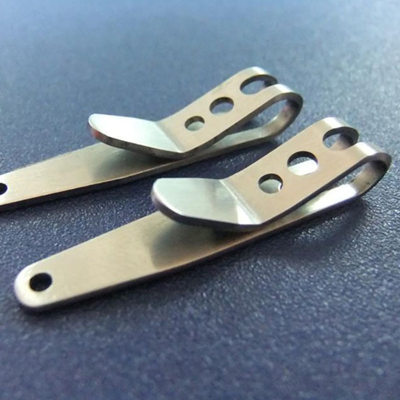 Multitool Pocket Clip Carabiner Stainless Steel Molle Belt Clip For EDC Camping 2