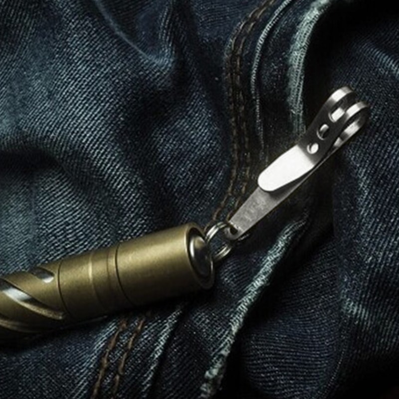 Multitool Pocket Clip Carabiner Stainless Steel Molle Belt Clip For EDC Camping 3