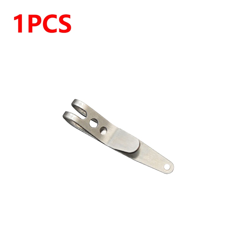 Multitool Pocket Clip Carabiner Stainless Steel Molle Belt Clip For EDC Camping 6