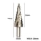 Step Drill Bit HSS Titanium Coated Spiral Groove Pagoda Design For Wood Metal 4