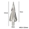 Step Drill Bit HSS Titanium Coated Spiral Groove Pagoda Design For Wood Metal 7