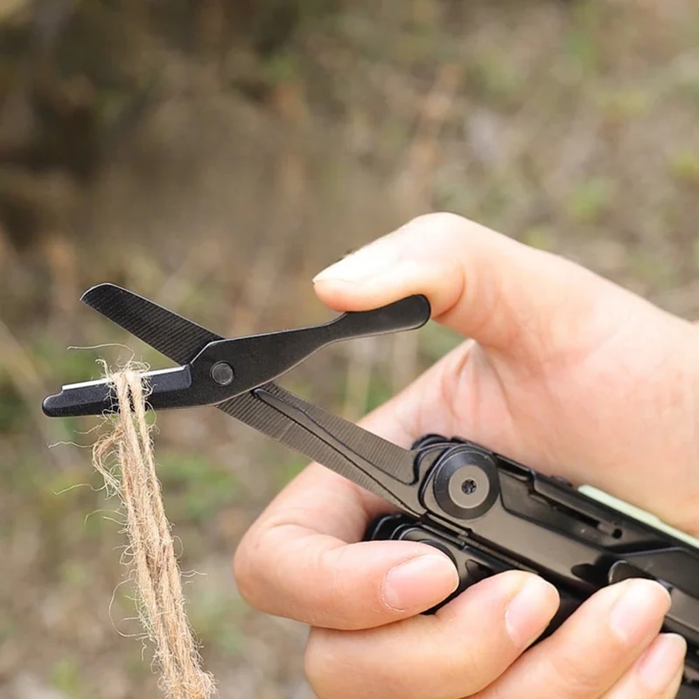 Multifunctional Folding Knife Pliers EDC Survival Tool With Clip For Outdoor Adventures 5