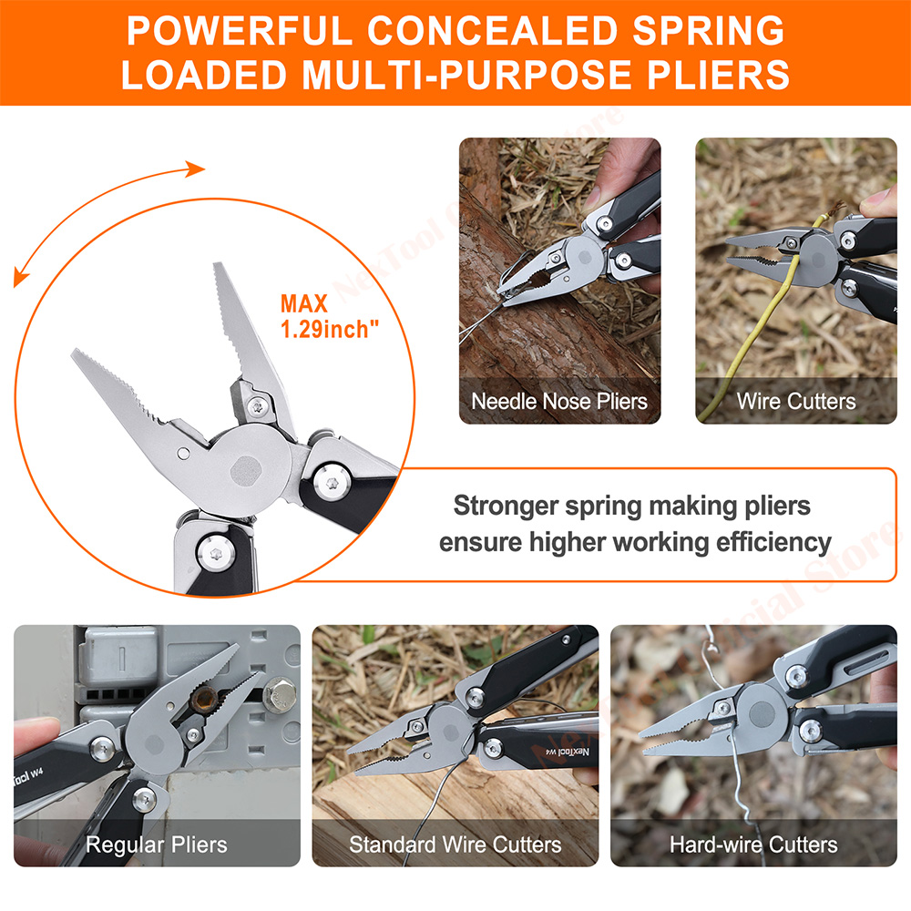Adjustable Wrench Multitool With Pliers Knife And Saw All In One Hand Tools For Woodworking And DIY 4