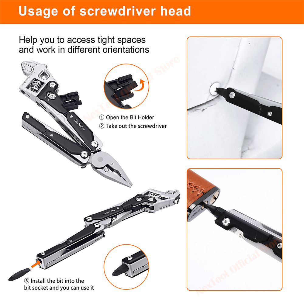 Adjustable Wrench Multitool With Pliers Knife And Saw All In One Hand Tools For Woodworking And DIY 2