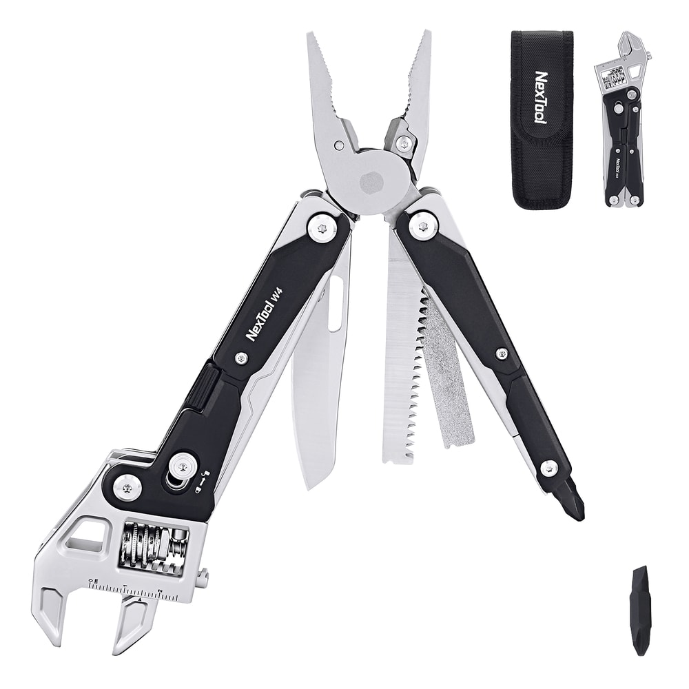 Adjustable Wrench Multitool With Pliers Knife And Saw All In One Hand Tools For Woodworking And DIY 0