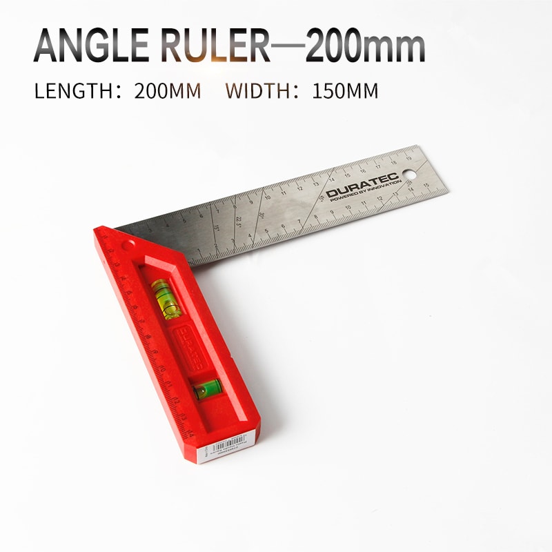 Turn Triangle Right Angle Corner Ruler Plastic Handle For Woodworking Measuring Tools Precise And 2