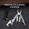Light Wrench Multi Tool Folding Pliers Adjustable Wrench Screwdrivers Knife And More For Outdoor Ca 3