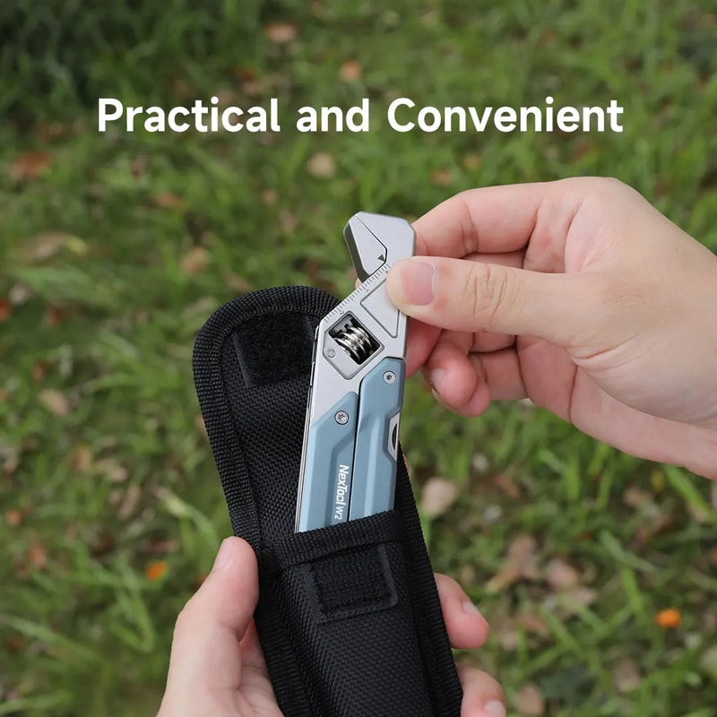 Light Wrench Multi Tool Folding Pliers Adjustable Wrench Screwdrivers Knife And More For Outdoor Ca 2