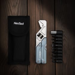 multifunctional light wrench multitool with folding pliers & screwdriver portable edc tool for home repair & maintenance