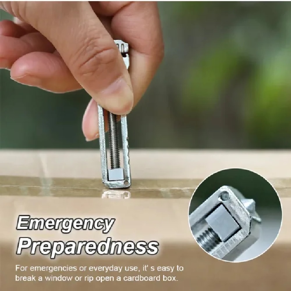 Compact Titanium Alloy Mini Wrench Multitool Portable Outdoor Tools With Bottle Opener Keychain At 1