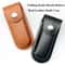 Outdoor Leather Knife Sheath Holster For Pocket Knives Flashlights Durable Compact And Versatile 0