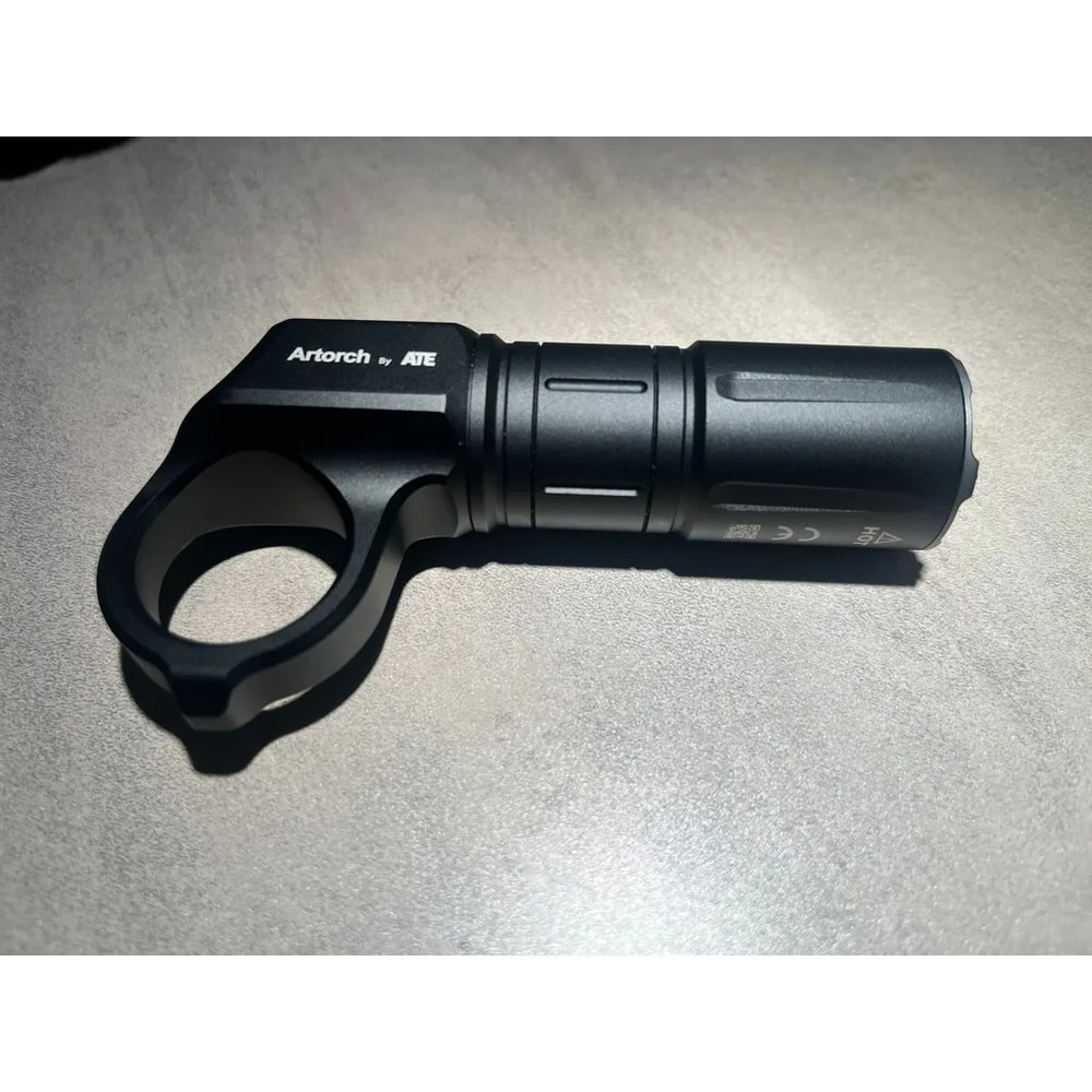 ARTORCH Compact Tactical Flashlight With Finger Ring Glass Breaker EDC LED Light 2