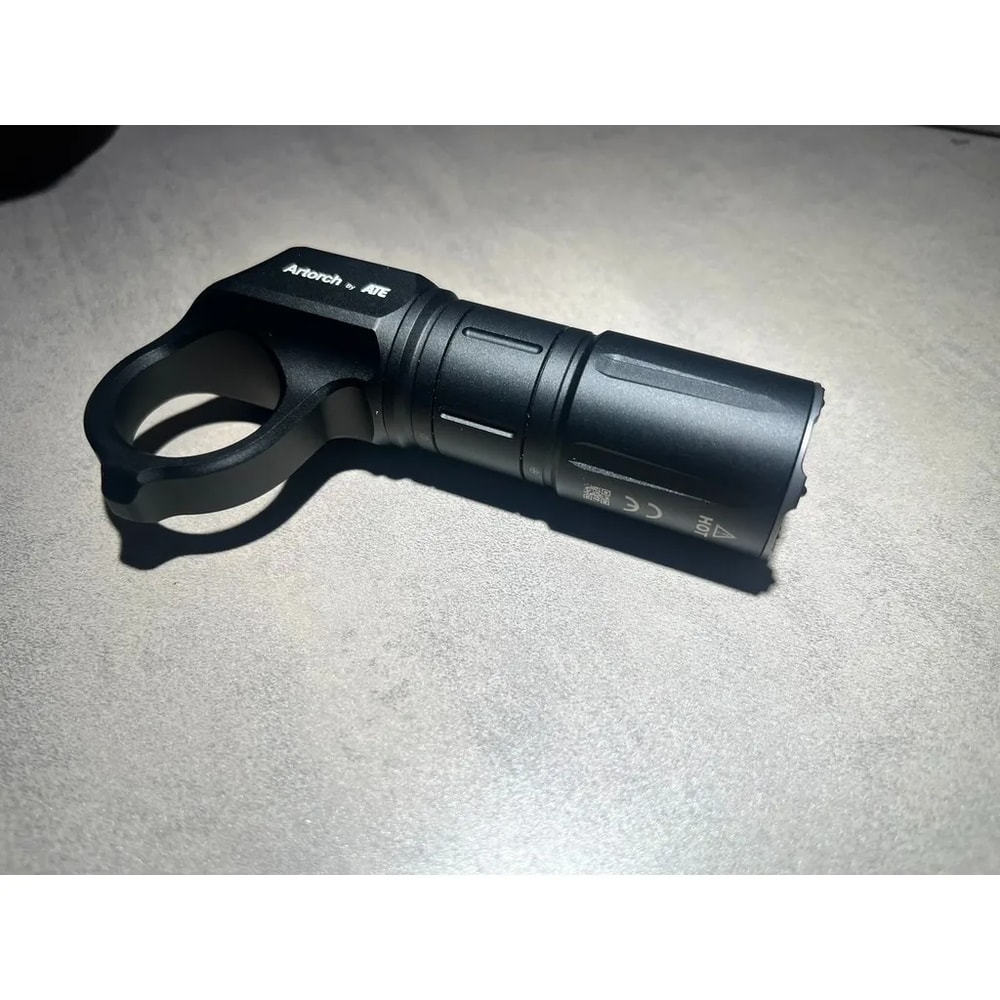 ARTORCH Compact Tactical Flashlight With Finger Ring Glass Breaker EDC LED Light 3