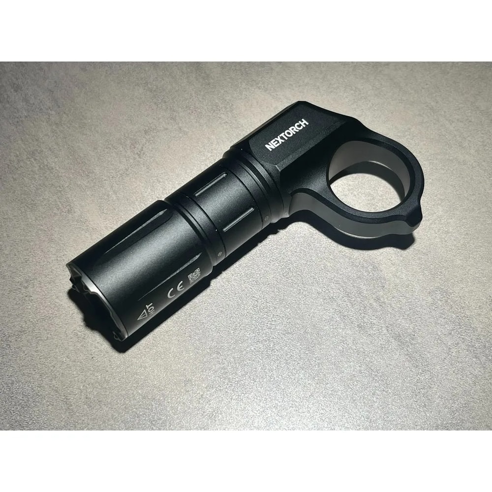 ARTORCH Compact Tactical Flashlight With Finger Ring Glass Breaker EDC LED Light 4