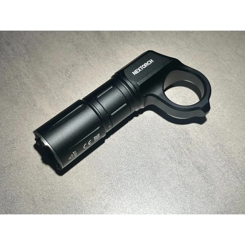 ARTORCH Compact Tactical Flashlight With Finger Ring Glass Breaker EDC LED Light 4