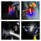 USB Rechargeable LED Flashlight Keychain With Warning Flashing Light Police Outdoor Work Light 6
