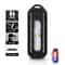 USB Rechargeable LED Flashlight Keychain With Warning Flashing Light Police Outdoor Work Light 5