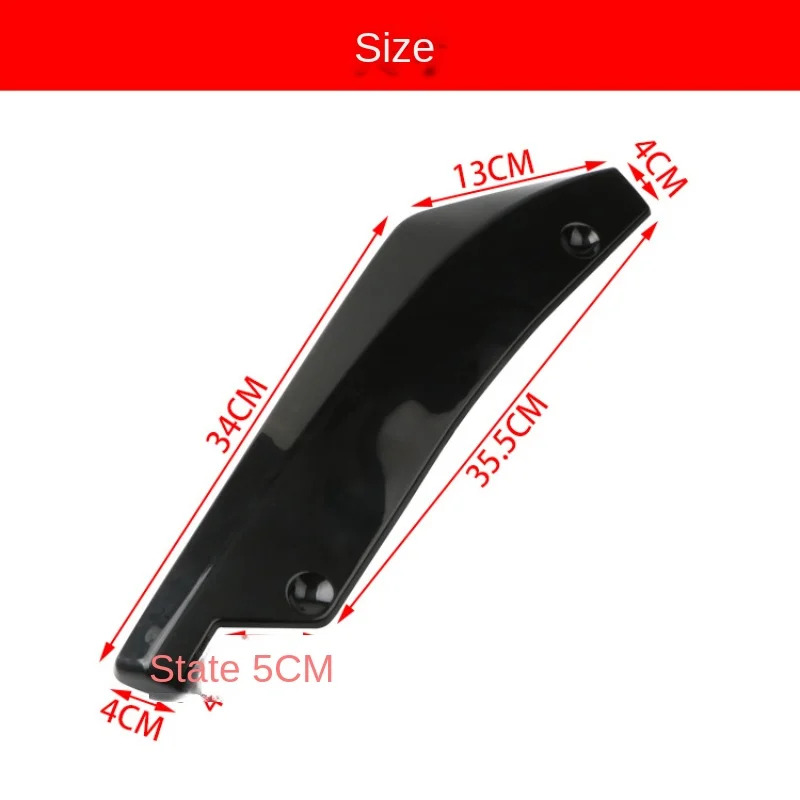 Carbon Fiber Rear Package Corner Anti Collision Accessory For Car Exterior Modification 6